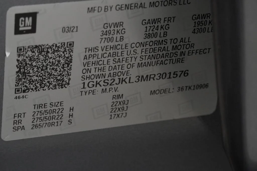 Used 2021 SATIN STEEL METALLIC GMC Denali image 47