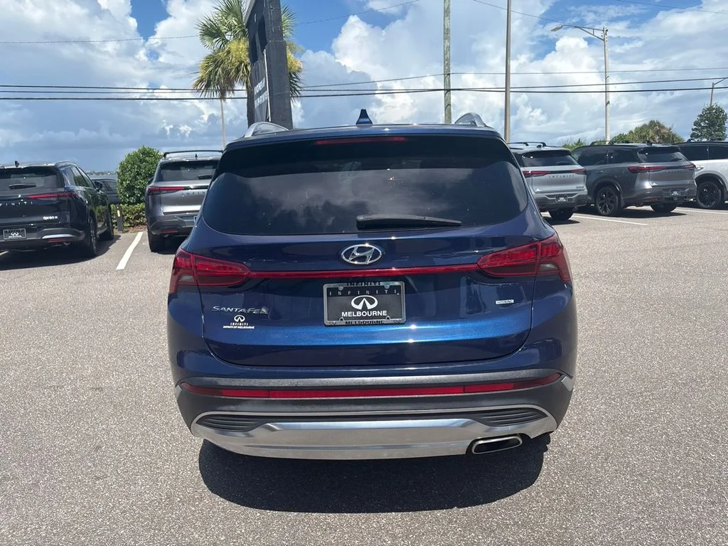 Certified Used 2022 Blue Hyundai SEL image 6