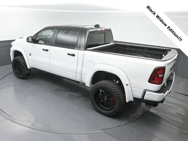 New 2026 Bright White Clear-Coat Exterior Paint RAM BLACK WIDOW EDITION image 34