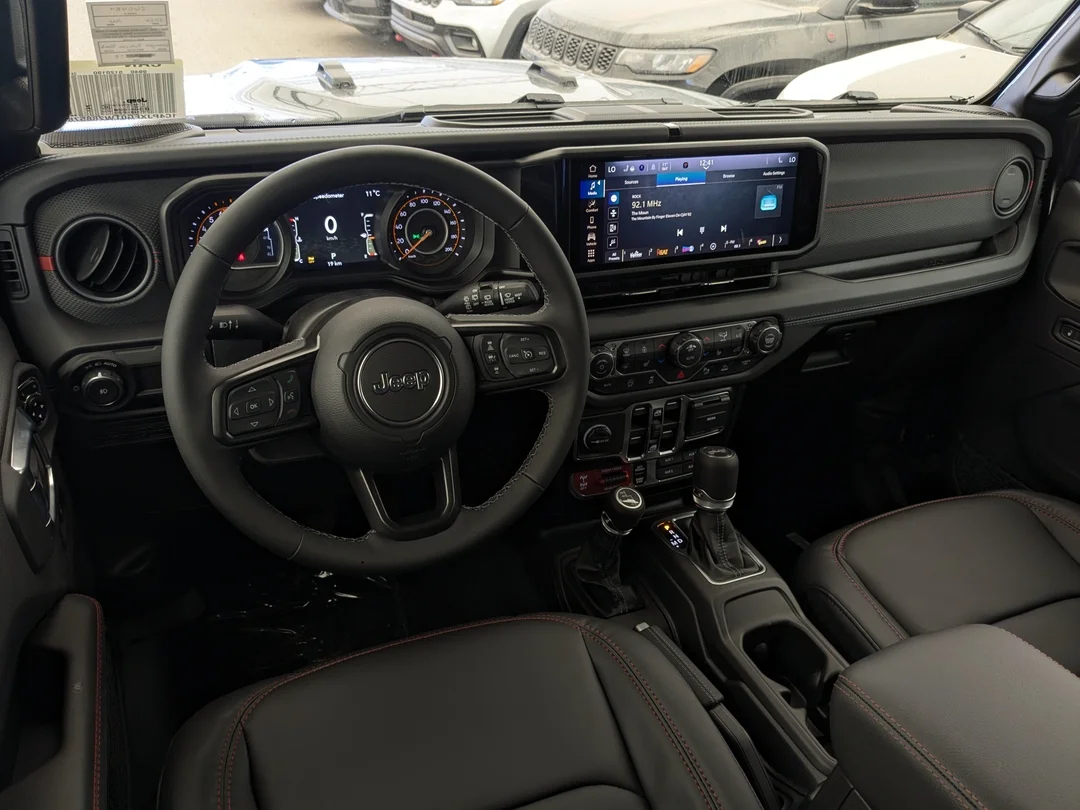 New 2026 Black Jeep Rubicon - - 4x4 - 3.6L V6 - Nappa Leather - 3-Pc Hardtop - Steel Perf Hood & More! image 22