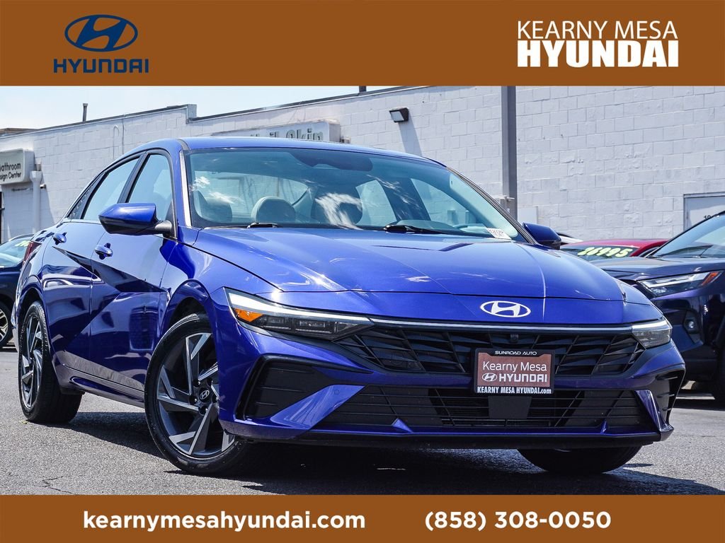 Used 2024 Blue Hyundai Limited image 1