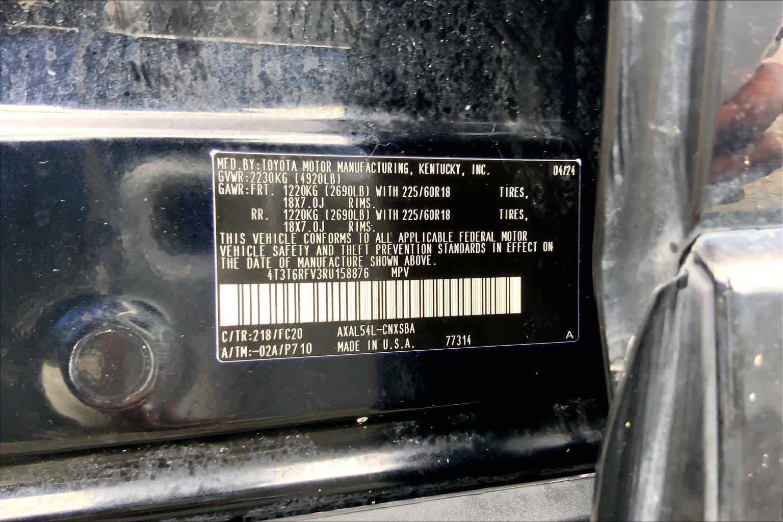 Certified Used 2024 Midnight Black Metallic Toyota Hybrid SE image 36