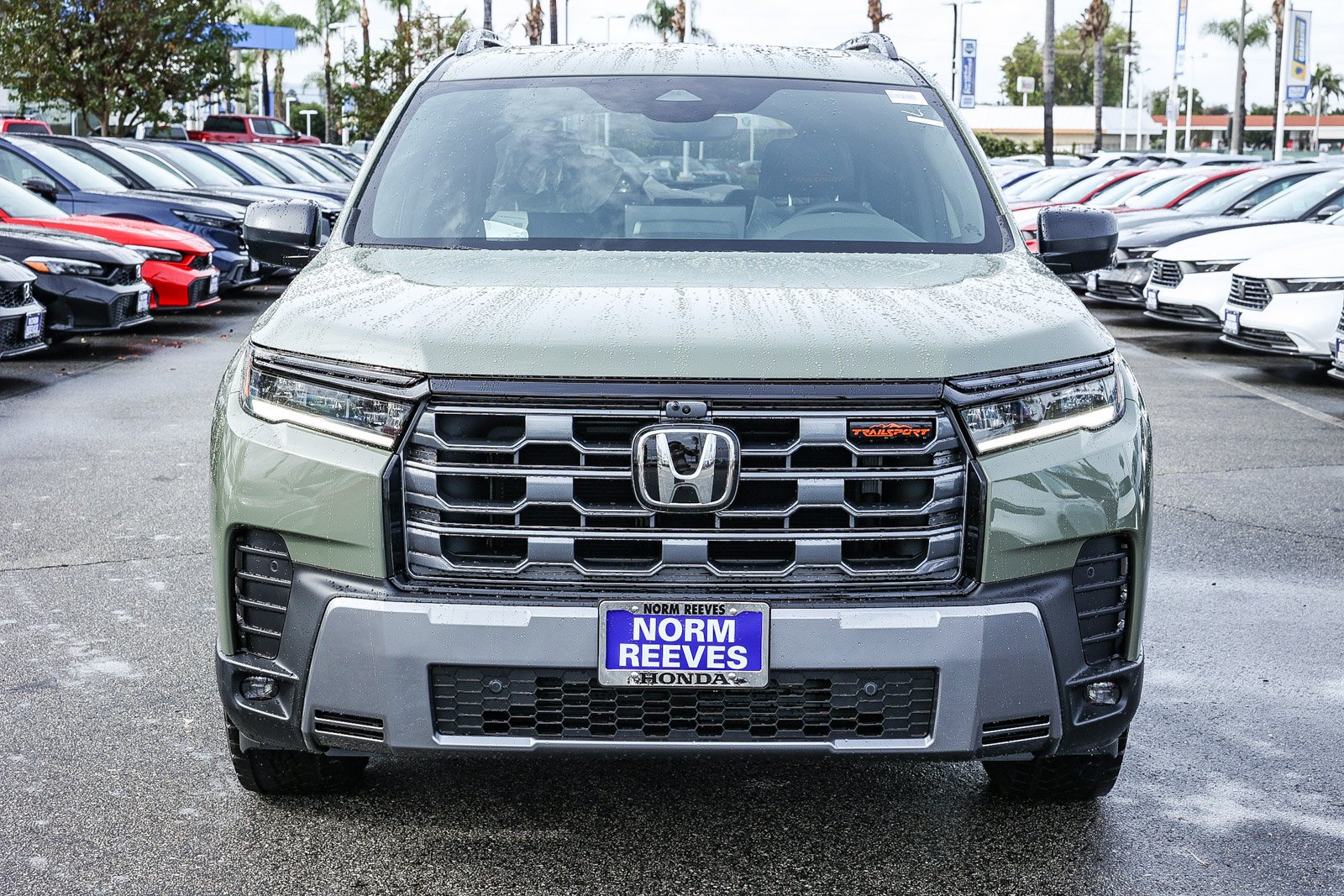 New 2026 Ash Green Metallic Honda TrailSport AWD image 2