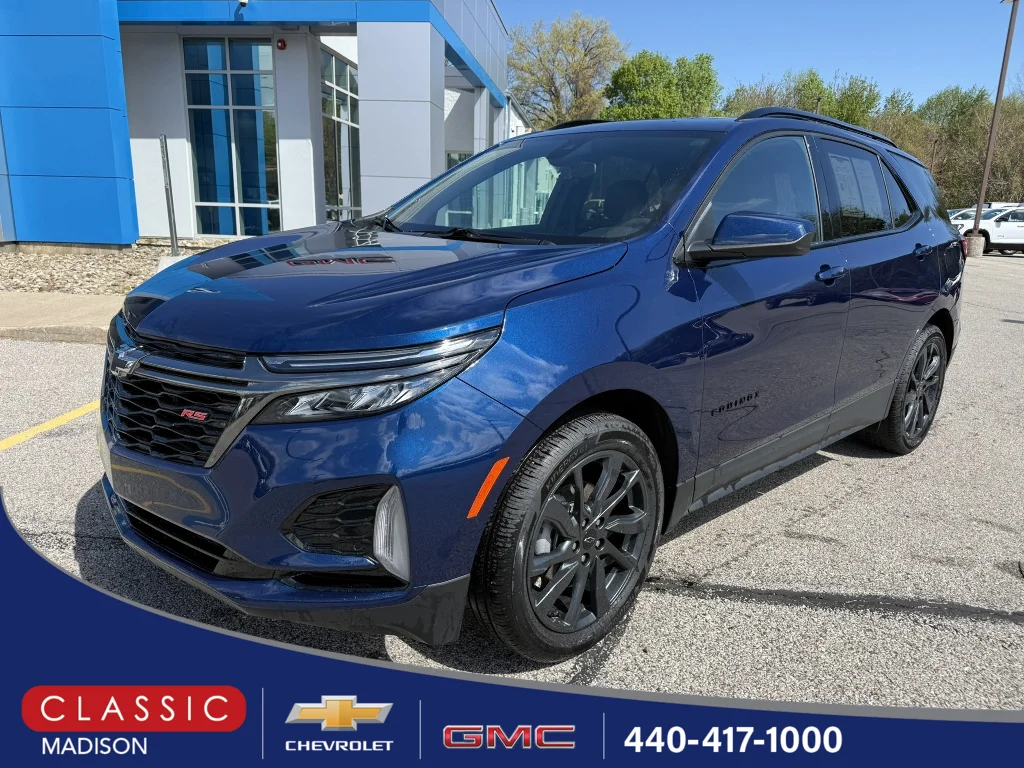 Certified Used 2023 Blue Glow Metallic Chevrolet RS image 1