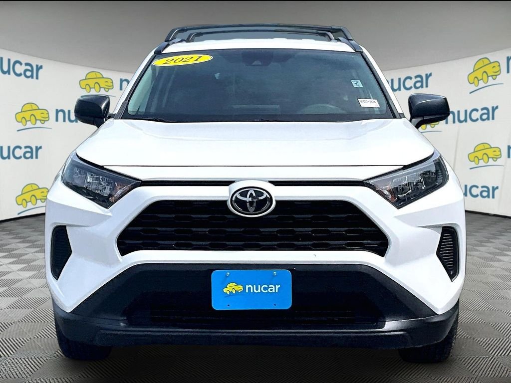 Used 2021 White Toyota LE image 2
