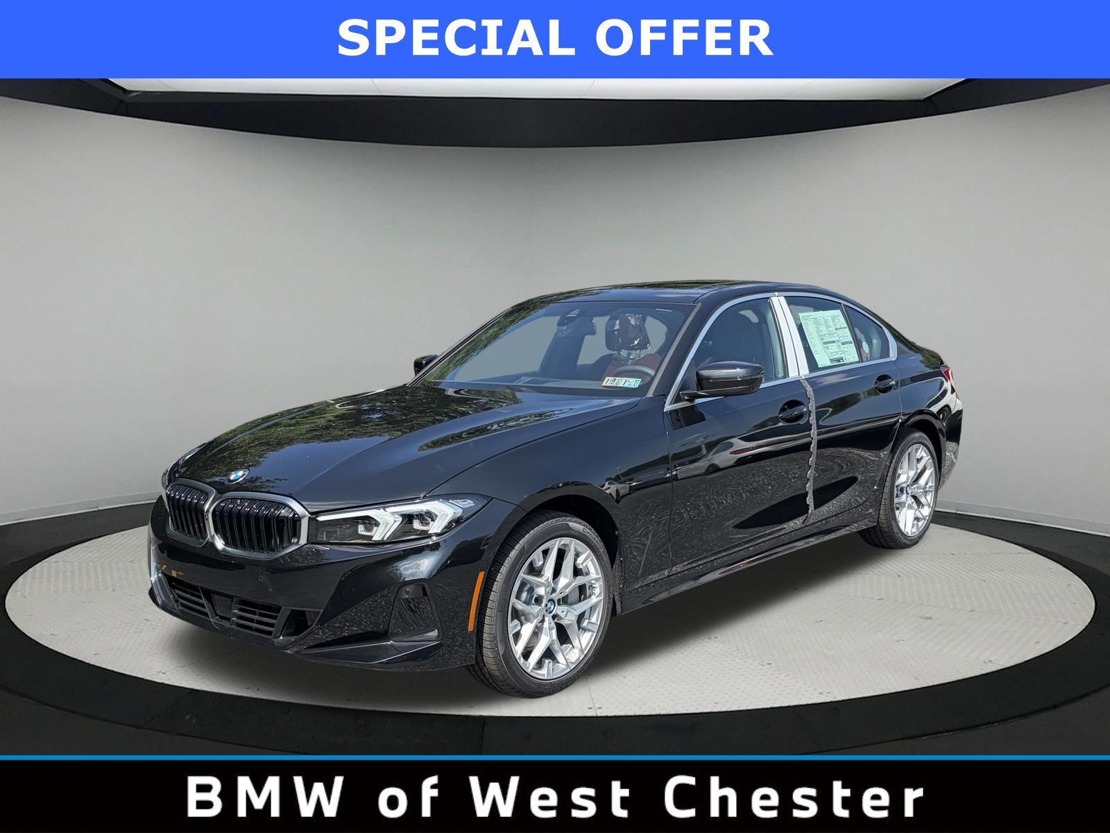 New 2026 Black Sapphire Metallic BMW 330i xDrive image 1