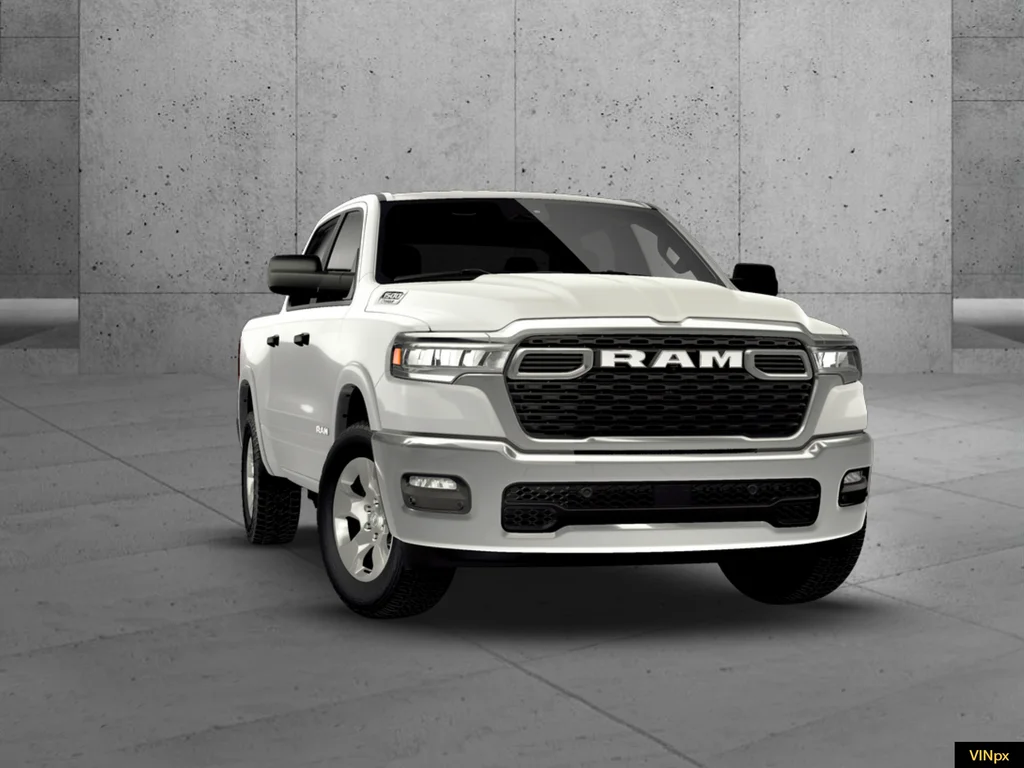 New 2026 Bright White Clear-Coat Exterior Paint RAM Big Horn/Lone Star image 15
