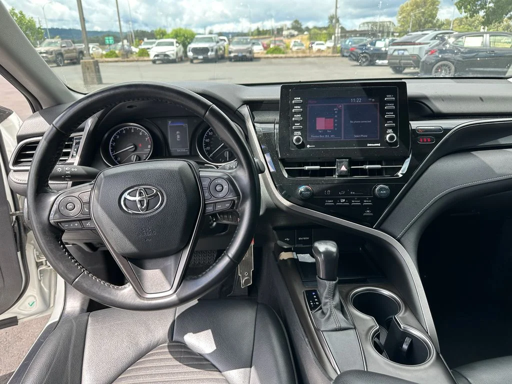 Used 2021 White Toyota SE image 14