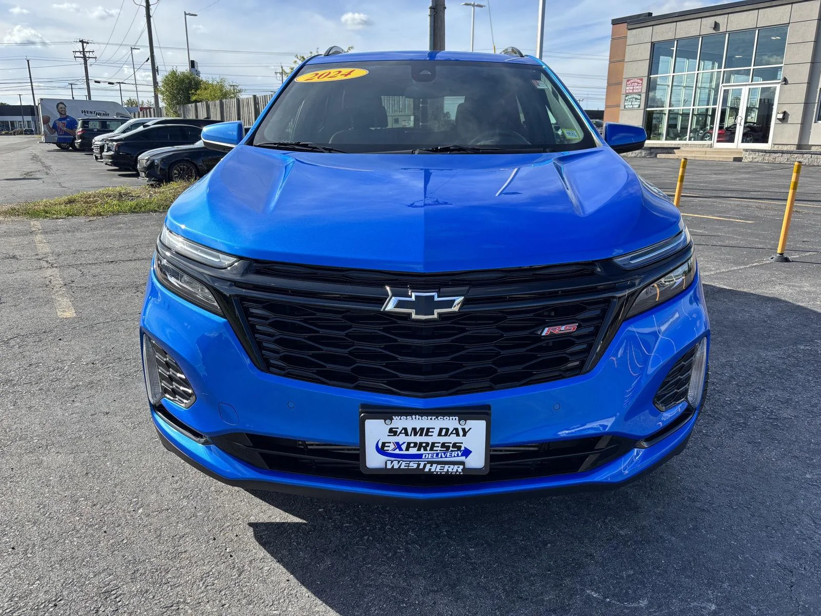 Used 2024 Riptide Blue Metallic Chevrolet RS image 2