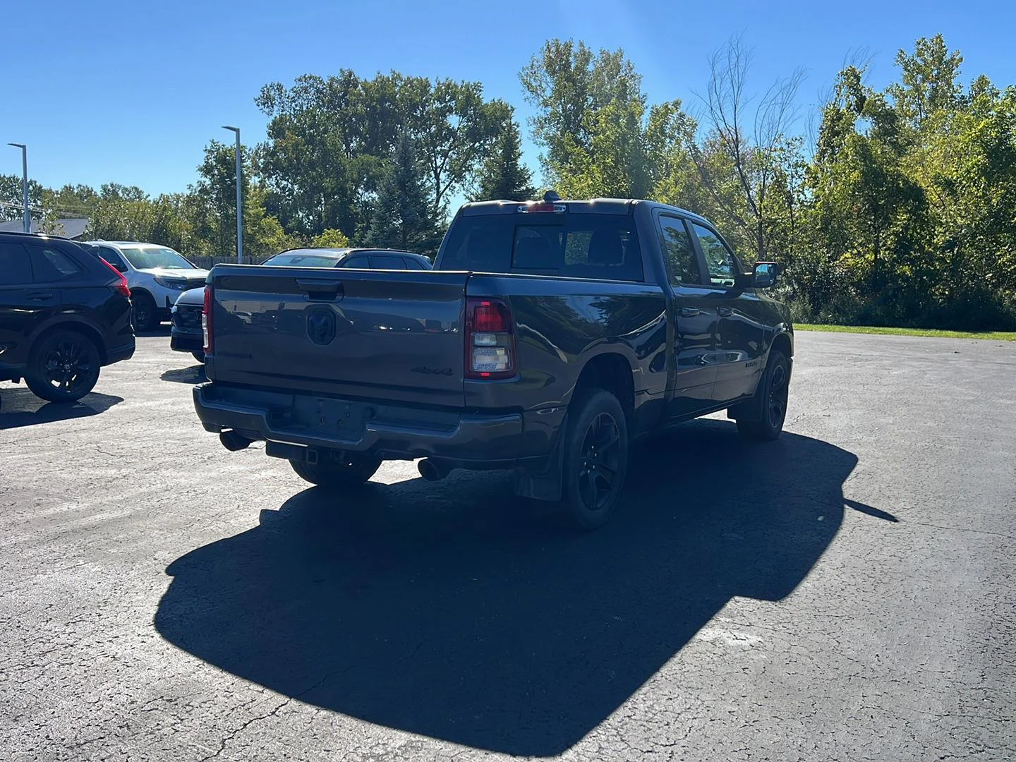 Used 2021 Granite Crystal Metallic Clearcoat Ram Big Horn image 5