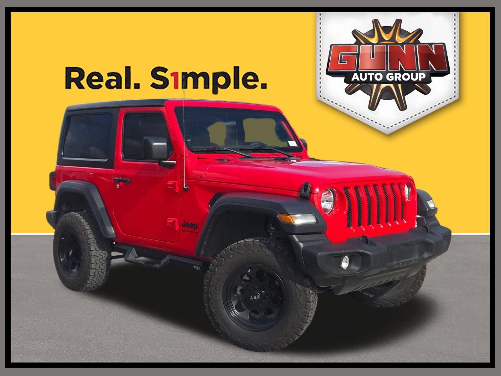 Used 2023 Firecracker Red Clearcoat Jeep Sport S image 1