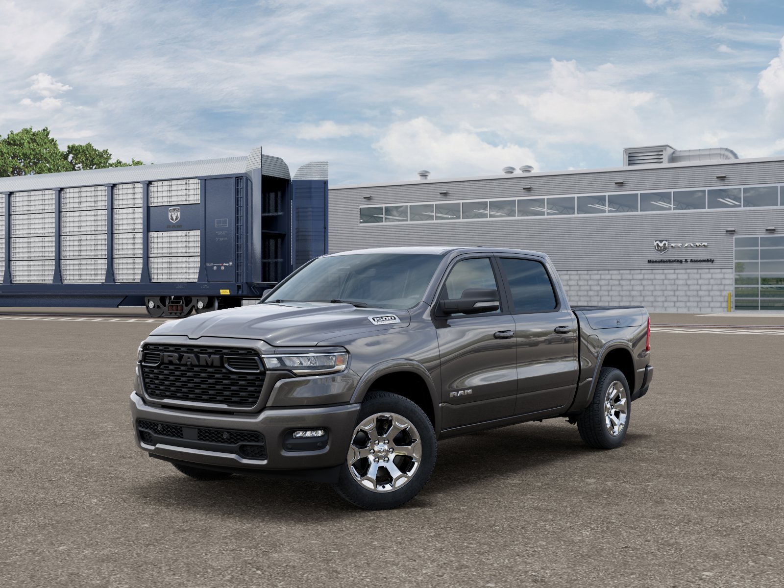 New 2026 Granite Crystal Metallic Clearcoat RAM Big Horn/Lone Star image 1