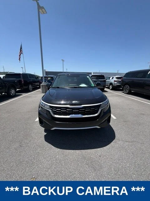 Used 2021 Black Kia LX image 1