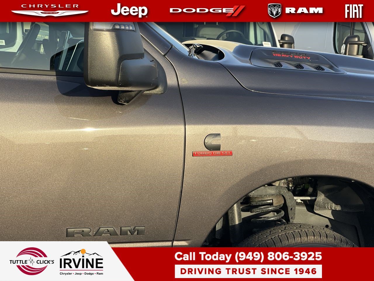 New 2026 Granite Crystal Metallic Clear-Coat Exterior Paint RAM Laramie image 8