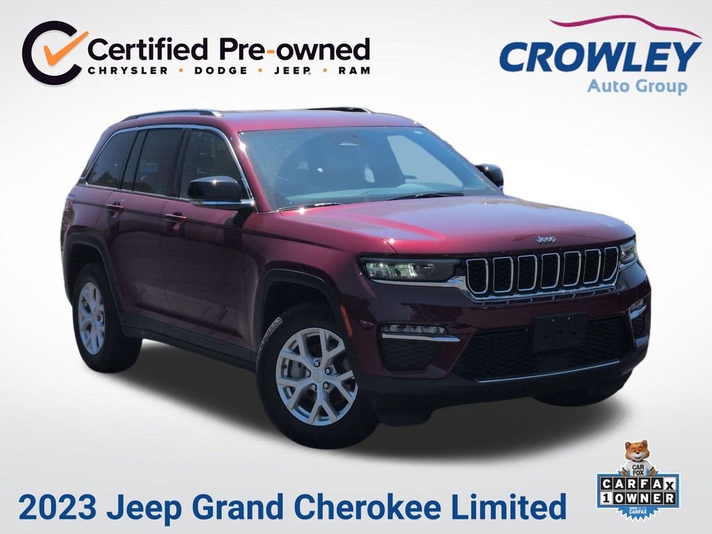 Certified Used 2023 Red Jeep Limited image 1