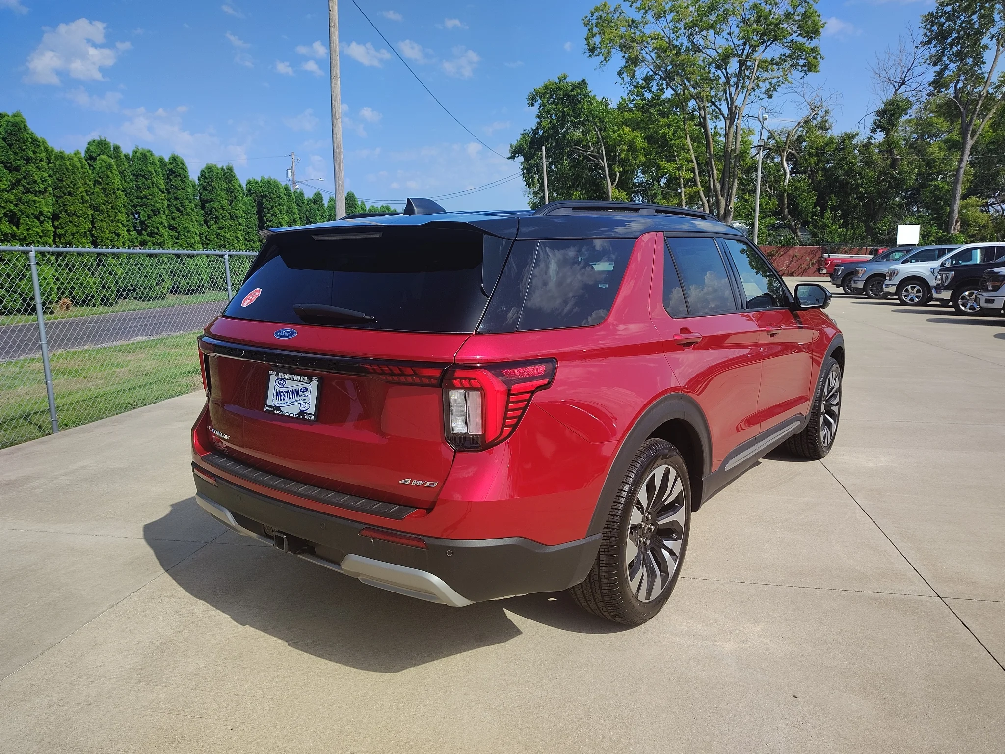 New 2026 Rapid Red Metallic Tinted Clearcoat Ford Platinum™ image 4