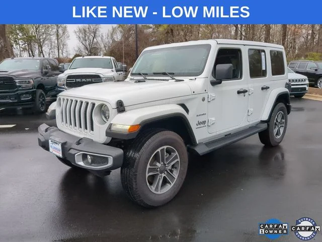 Used 2023 White Jeep Sahara image 1