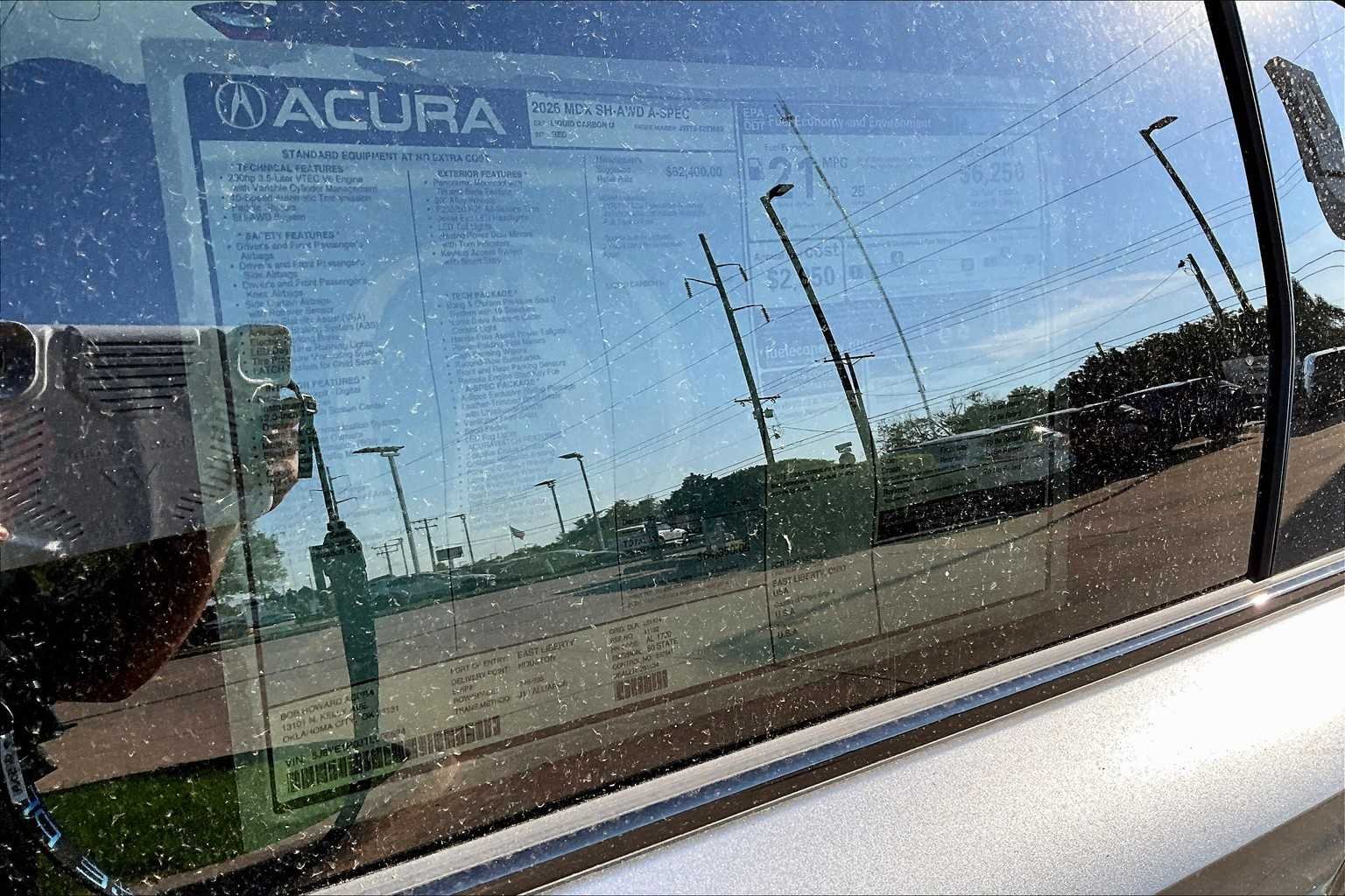 New 2026 Liquid Carbon Metallic Acura w/A-Spec Package image 17