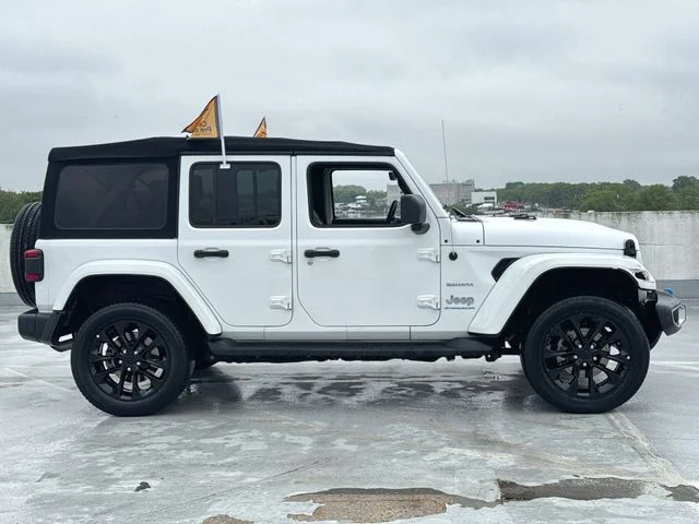 Certified Used 2023 White Jeep Sahara 4xe image 9