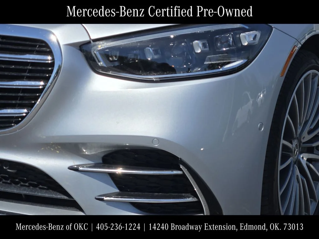 Certified Used 2021 Cirrus Silver Metallic Mercedes-Benz S 580 image 8
