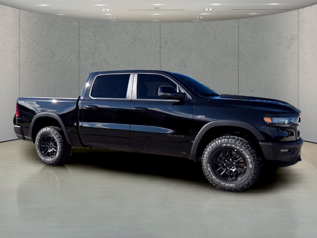 New 2027 Diamond Black Crystal Pearl-Coat Exterior Paint RAM Rebel image 3