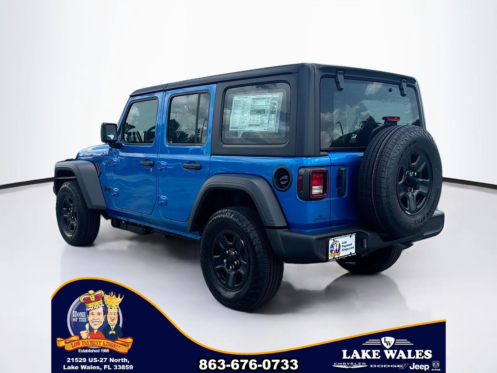 New 2026 Hydro Blue Pearl-Coat Exterior Paint Jeep Sport image 4