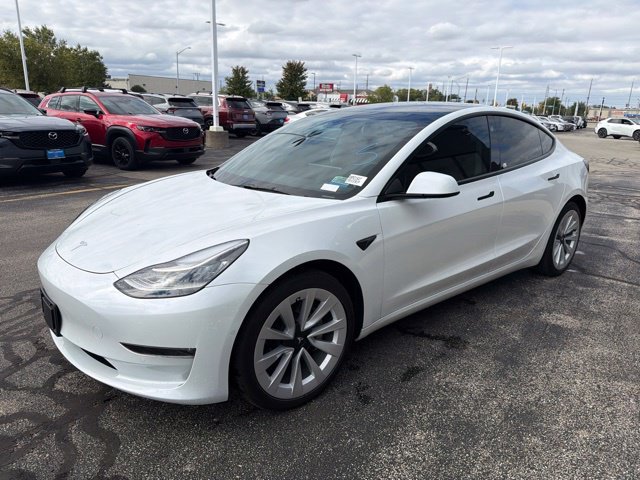 Used 2022 Tesla Model 3 Long Range with VIN 5YJ3E1EB3NF296803 for sale in Bloomington, IL