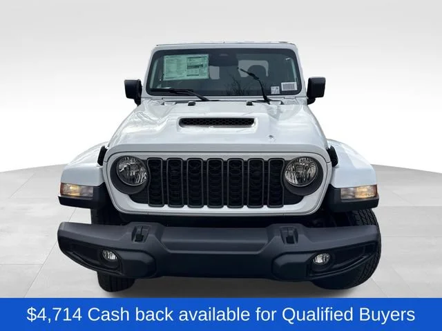 New 2026 Bright White Clear-Coat Exterior Paint Jeep Sport S image 2