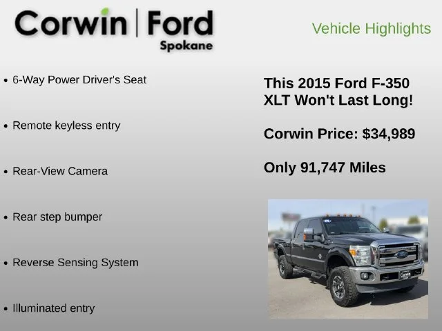 Used 2015 Tuxedo Black Metallic Ford XLT image 6