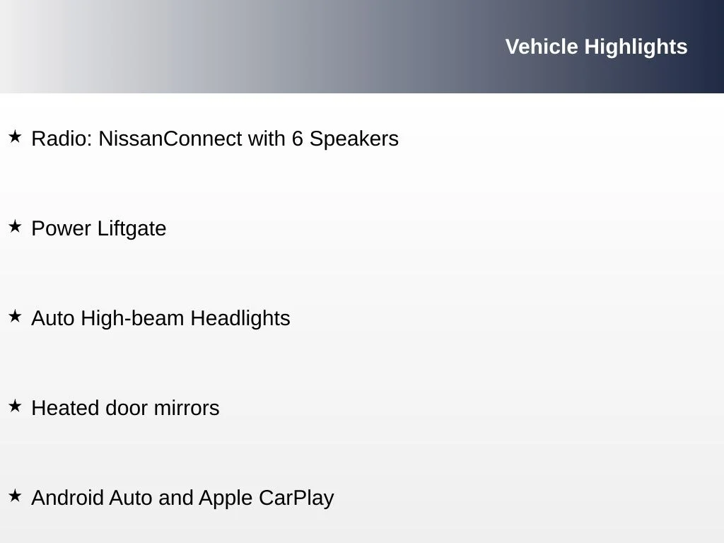 Used 2025 Silver Nissan SV image 8