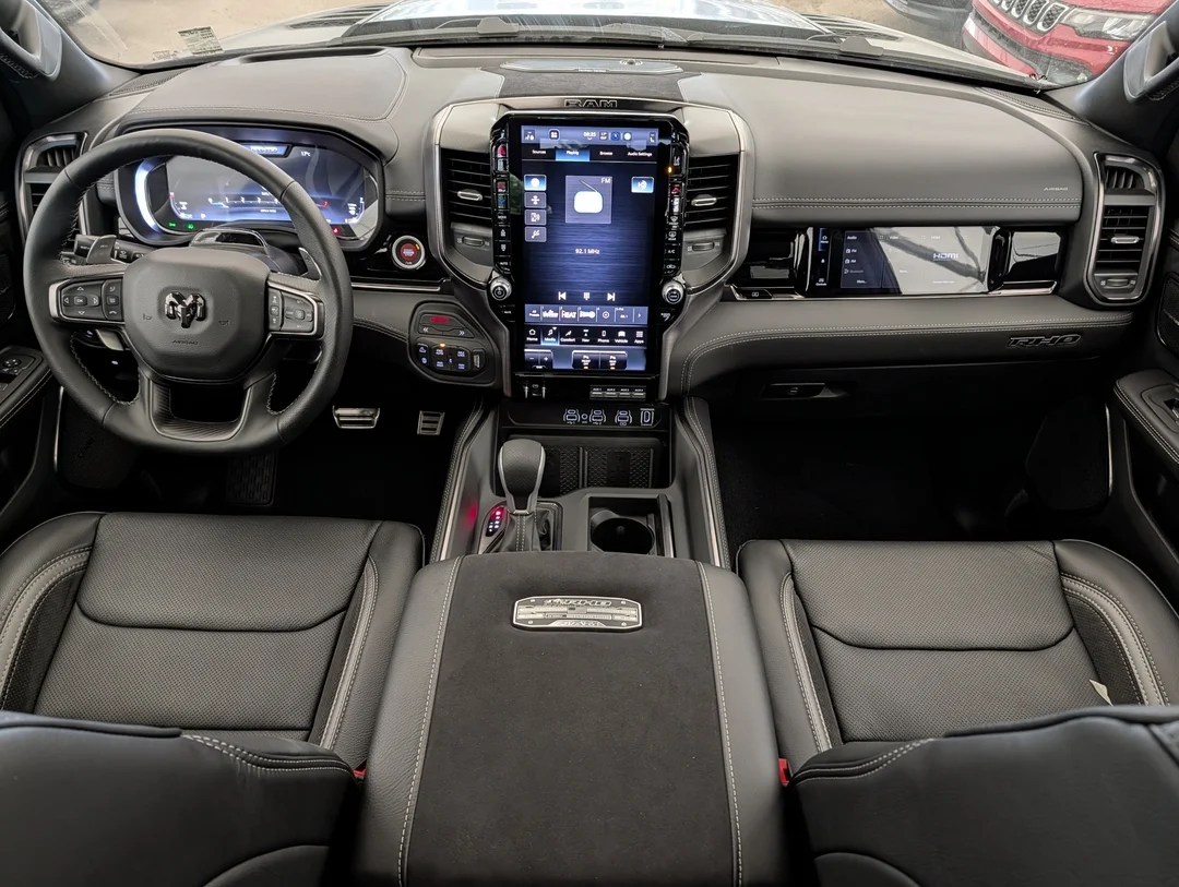 New 2026 Black RAM RHO - - 4x4 - Bilstein Shocks - Panoramic Sunroof - Leather Suede Seats & More! image 27