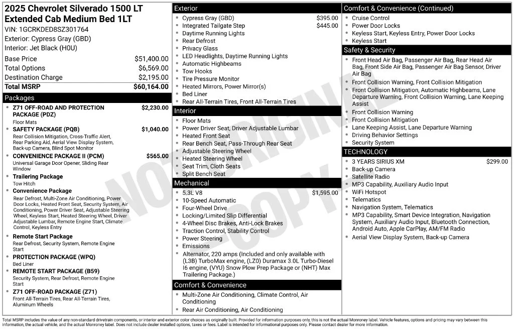 Used 2025 Gray Chevrolet LT image 6