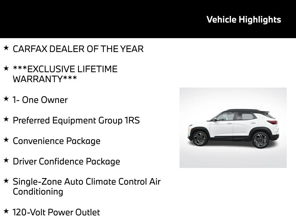 Used 2024 White Chevrolet RS image 5