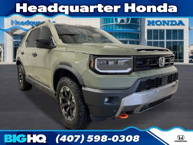 New 2026 Ash Green Metallic Honda TrailSport Elite image 1