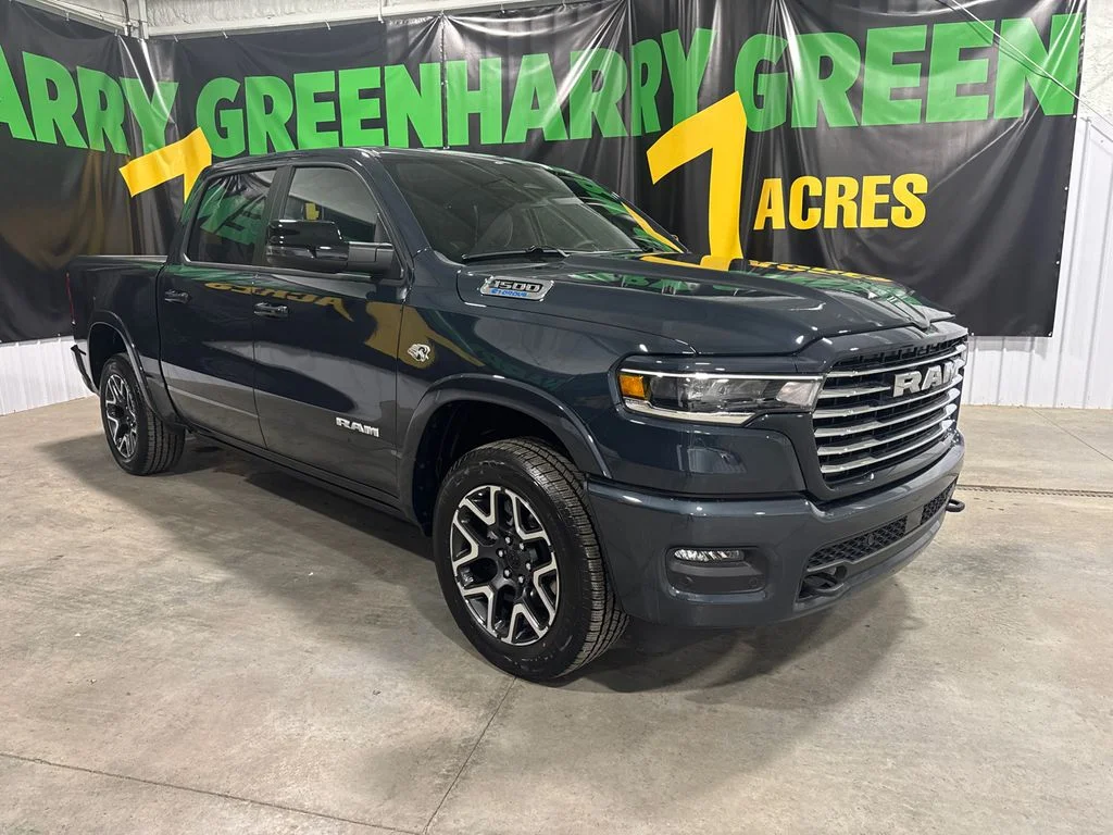 New 2026 Forged Blue Metallic Exterior Paint RAM Laramie image 2