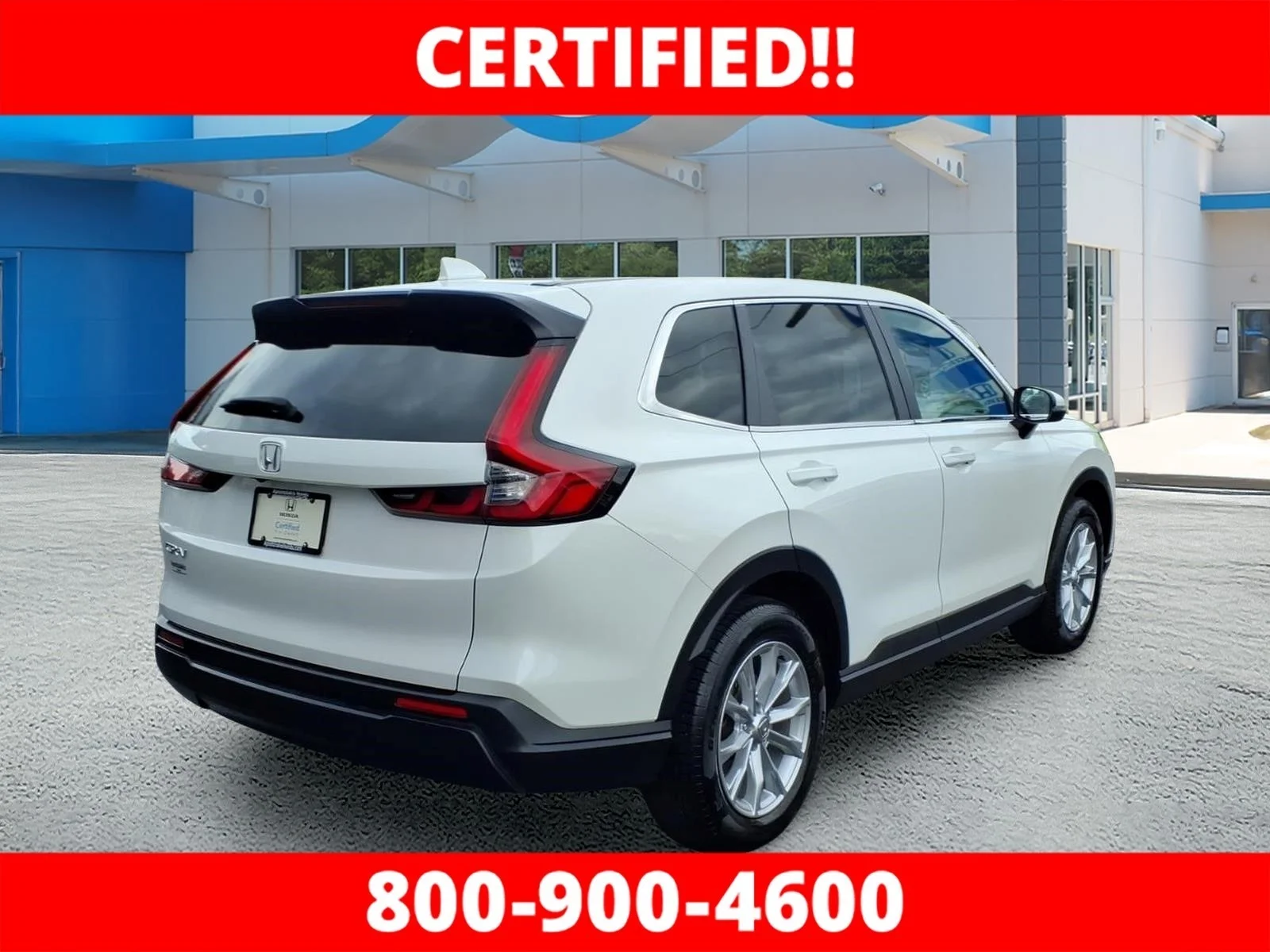 Certified Used 2024 Platinum White Pearl Honda 1.5T AWD EX image 3