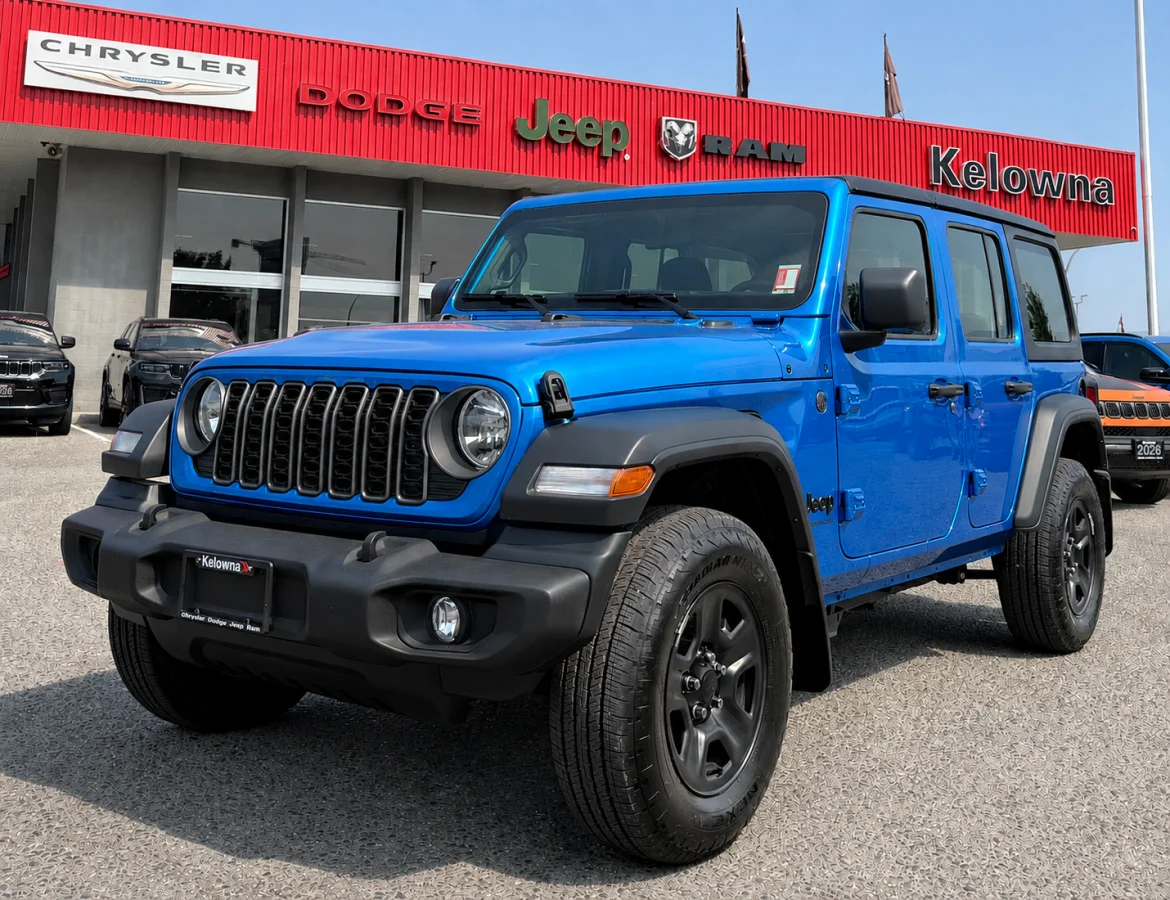 New 2026 Blue Jeep Sport image 1