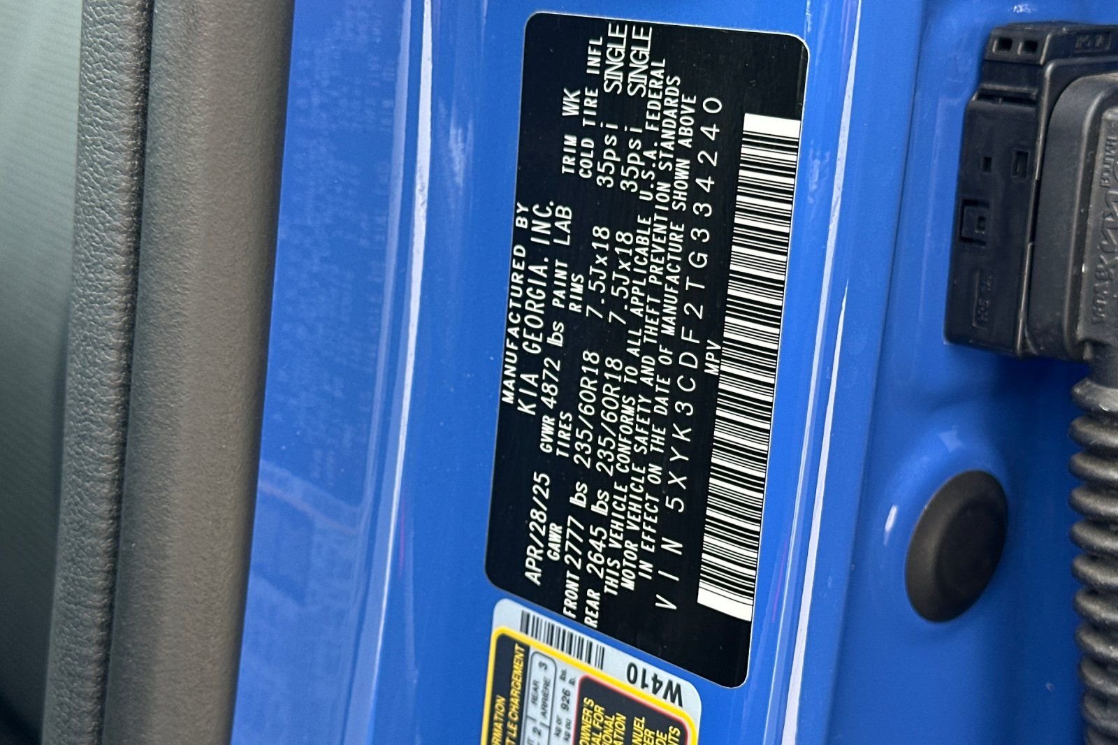Used 2026 Blue Kia EX image 33
