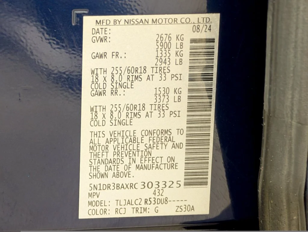 Certified Used 2024 Deep Ocean Blue Nissan SV image 23