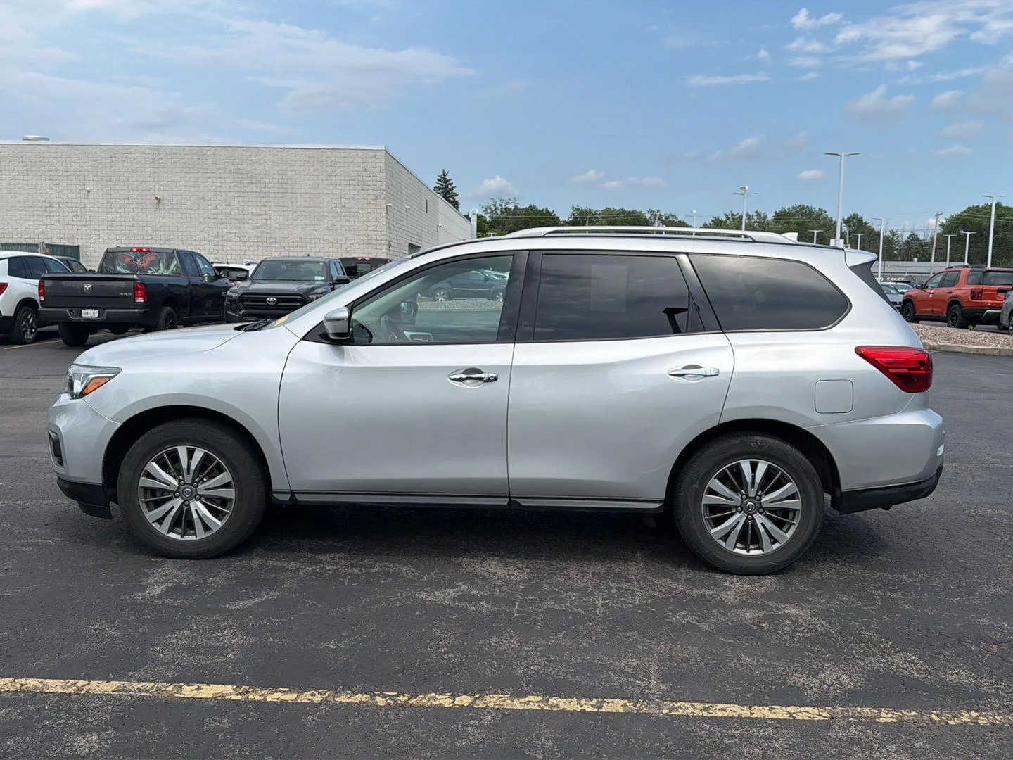 Used 2019 Brilliant Silver Metallic Nissan SV image 9
