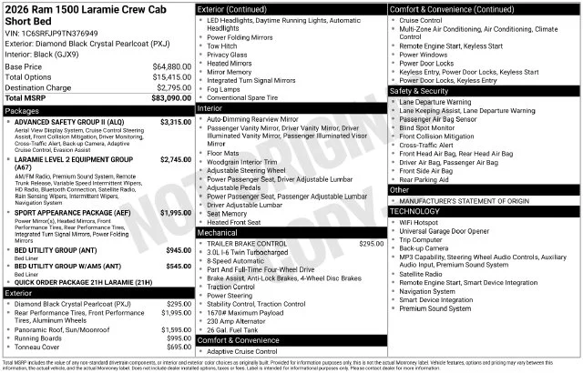 Used 2026 Black Ram Laramie image 53