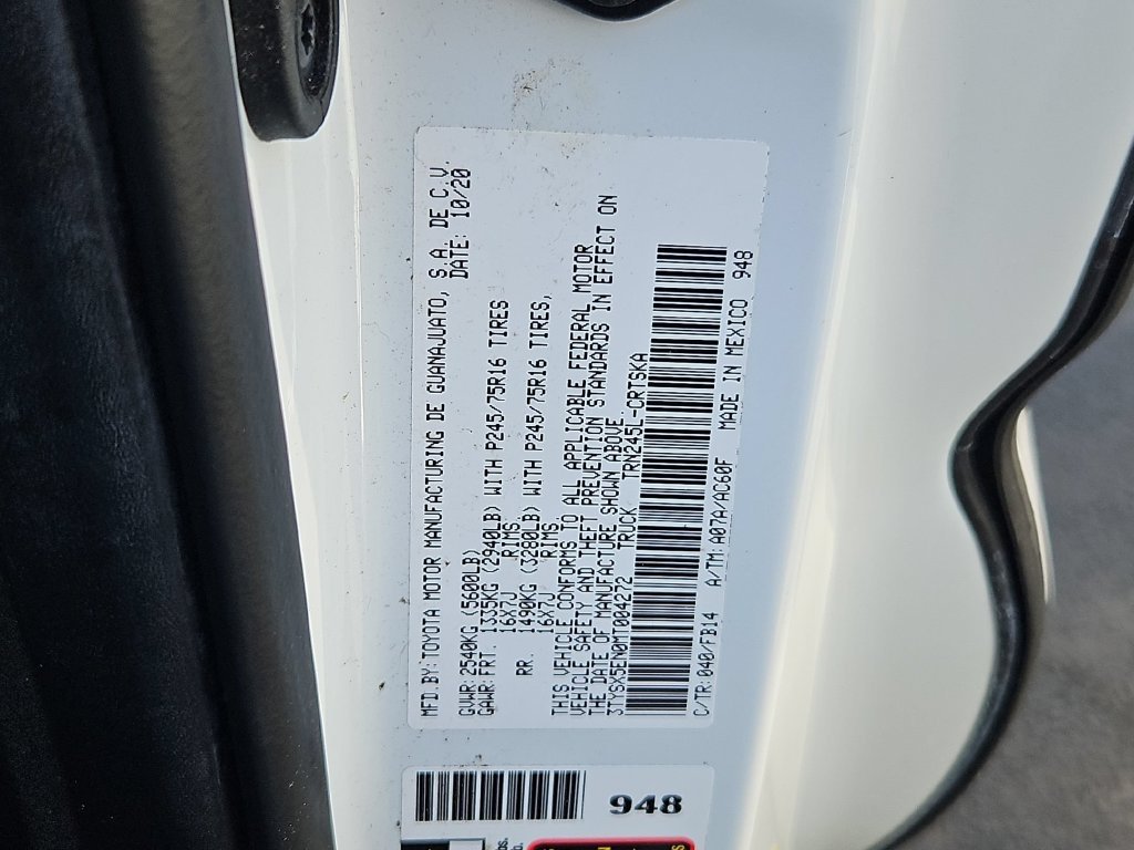 Used 2021 Super White Toyota SR image 32