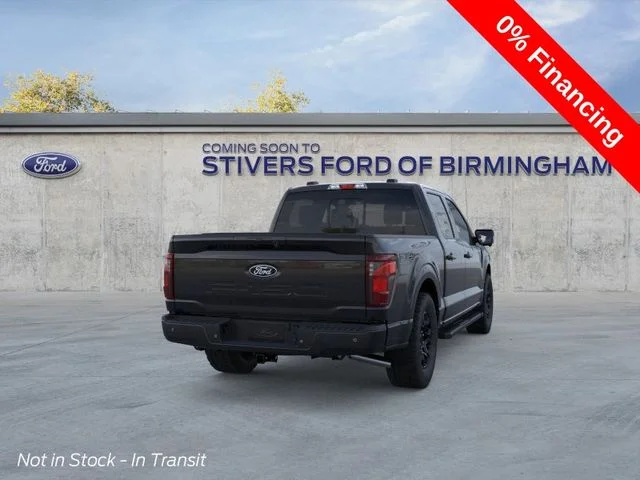 New 2026 Agate Black Metallic Ford XLT image 8