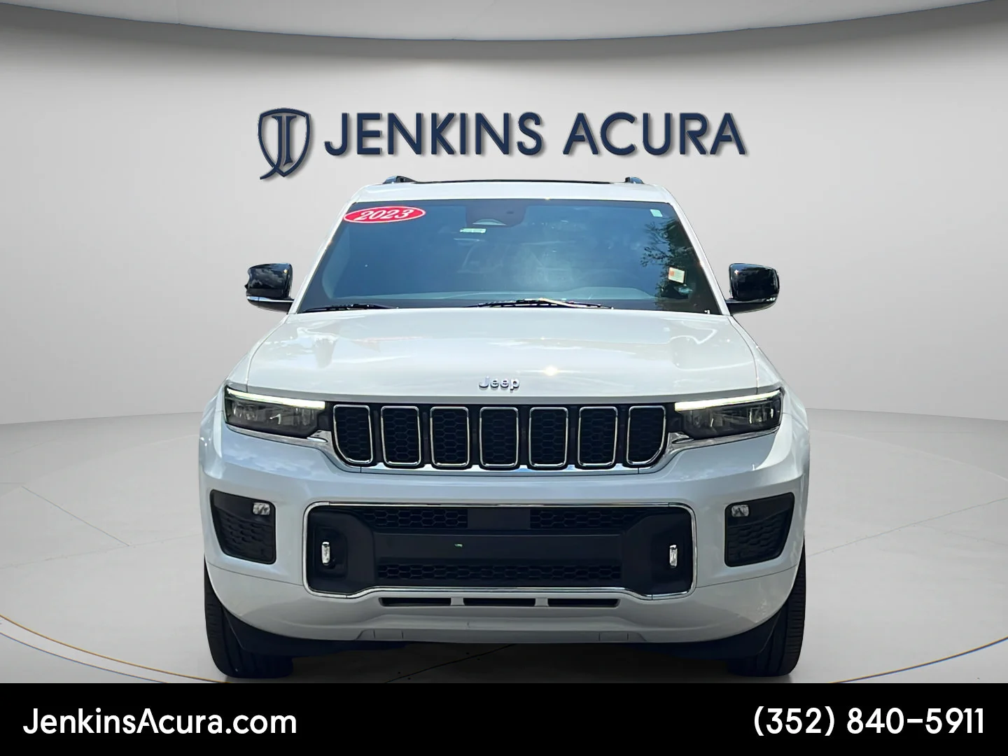 Used 2023 Bright White Clearcoat Jeep Overland image 8