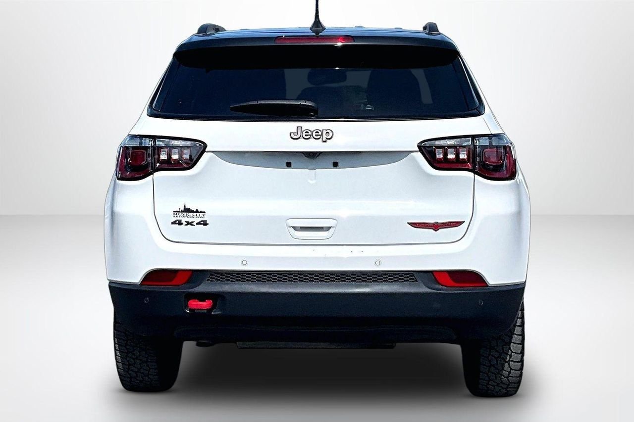 Used 2025 Bright White Clearcoat Jeep Trailhawk 4x4 image 7