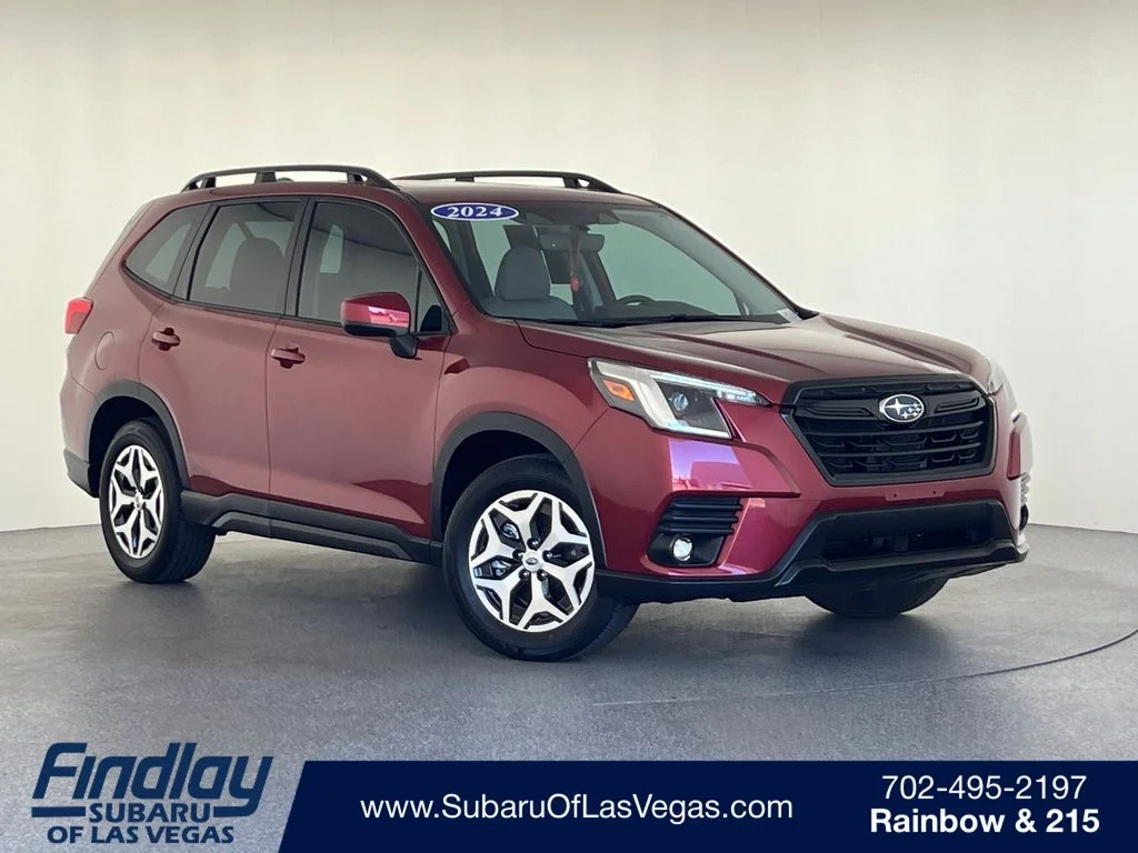 Certified Used 2024 Red Subaru Premium image 1
