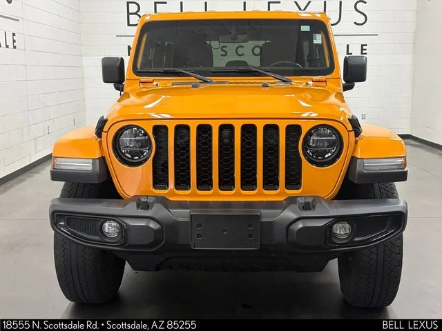Used 2021 Yellow Jeep Unlimited Sahara Altitude image 7