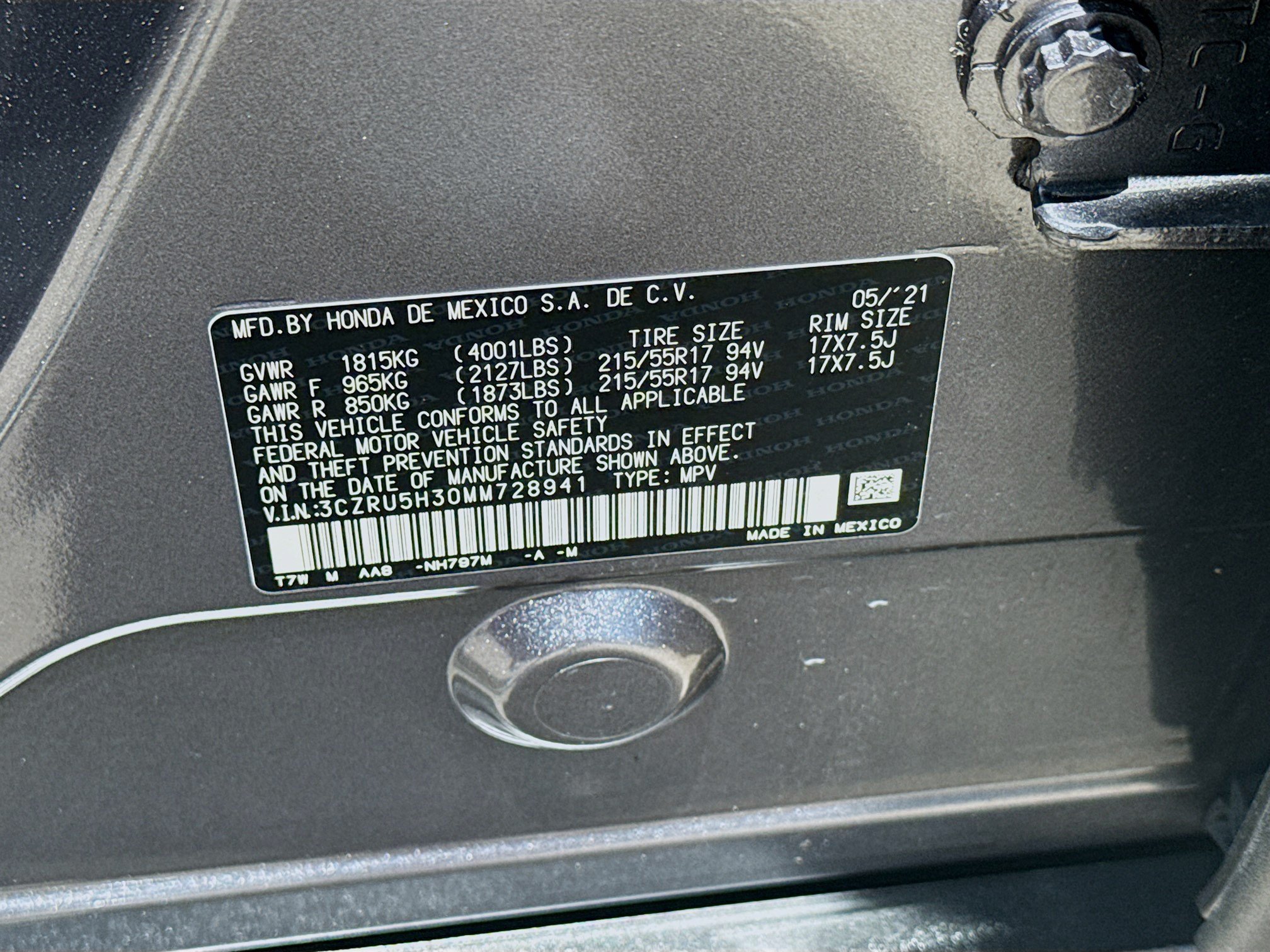 Used 2021 Gray Honda LX image 36