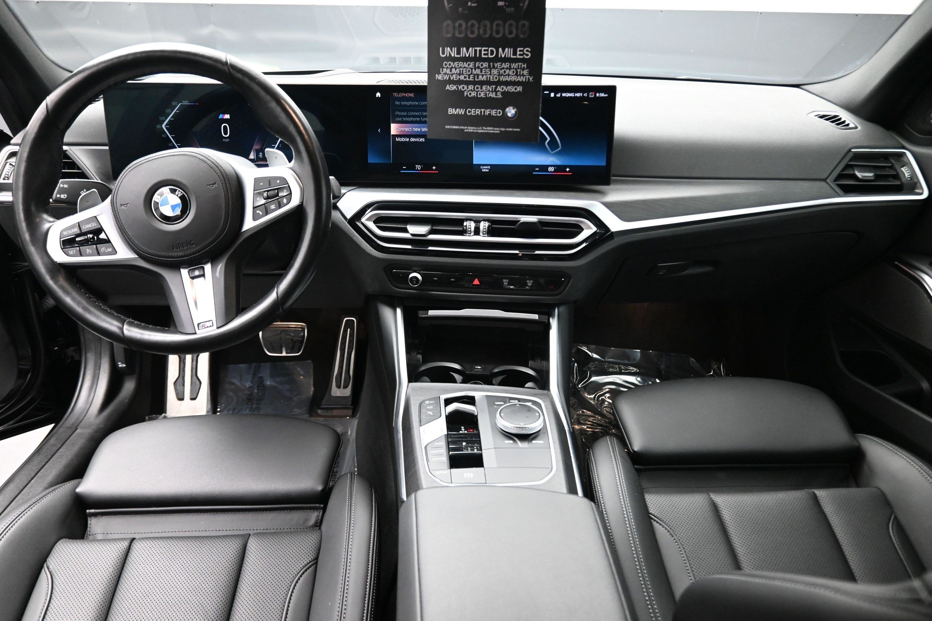 Certified Used 2023 Black Sapphire Metallic BMW M340i xDrive image 12