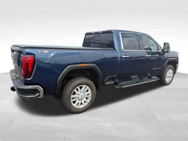 Used 2021 PACIFIC BLUE METALLIC GMC SLT image 6